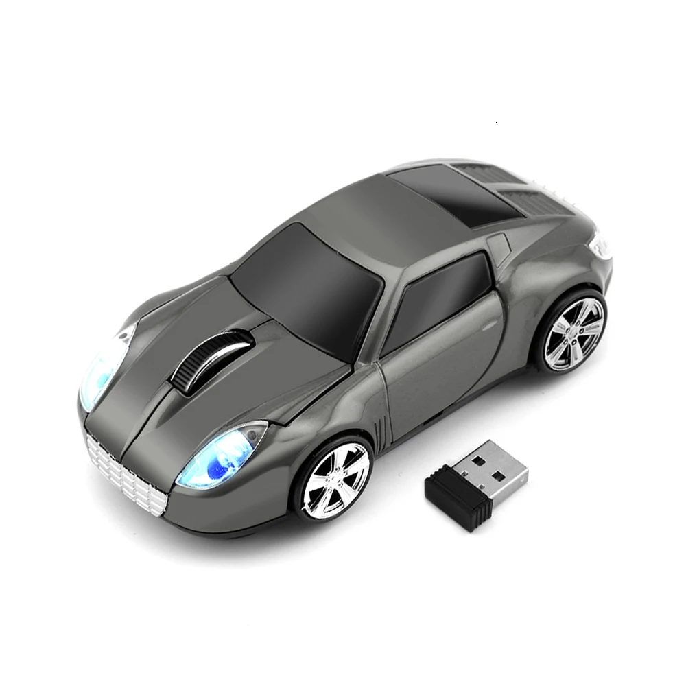 CHUYI Автомобильная беспроводная мышь 1600 dpi USB оптическая компьютерная мышь 3D спортивная машина мини Mause для ПК ноутбука подарок ноутбук
