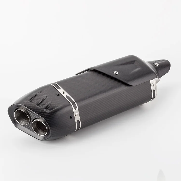 

Universal 35-51mm Motorcycle full Carbon Fiber Luxury for Akrapovic Exhaust pipe muffler Slip On TMAX530 XMAX300 R15 R1200 Z400