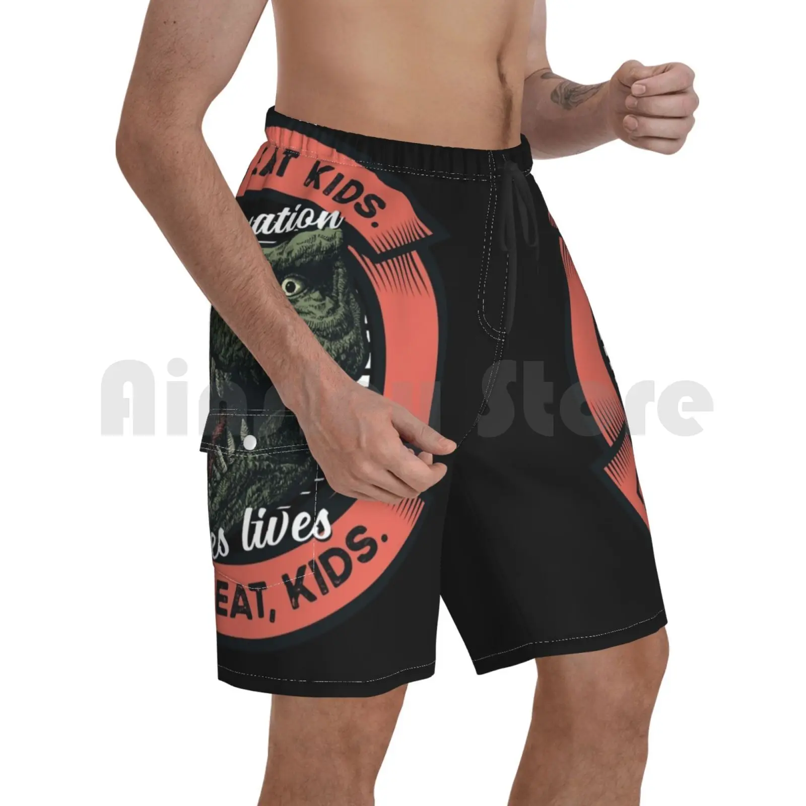

Beach Shorts Let's Eat Kids-Let's Eat , Kids-Punctuation Saves Lives Lets Eat Kids