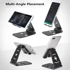 Портативный универсальный мини-держатель для зарядного устройства Складная Настольная подставка Регулируемая для iPad планшета Huawei Samsung и т. Д.
