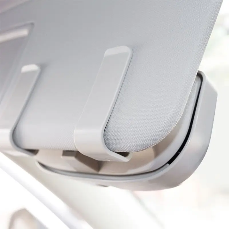 Car Sun Visor Sunglasses Case Holder Eye Glasses Organizer Box with A Double Snap Clip Design Includes 2 Gas or Credit Card | Автомобили и