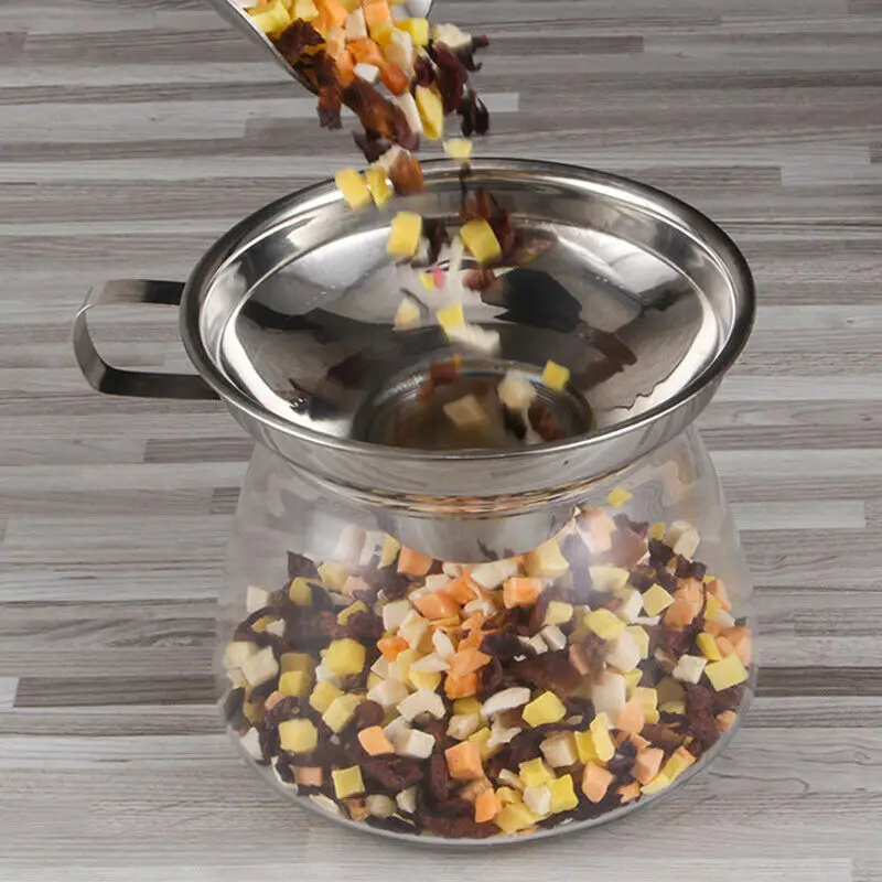 Adeeing Нержавеющая сталь преформы с широким горлышком Воронка Кухня Варенье чашки