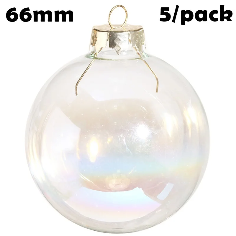 

5 шт. DIY окрашиваемые стеклянные шары для елки GrandFlavor 100 мм
