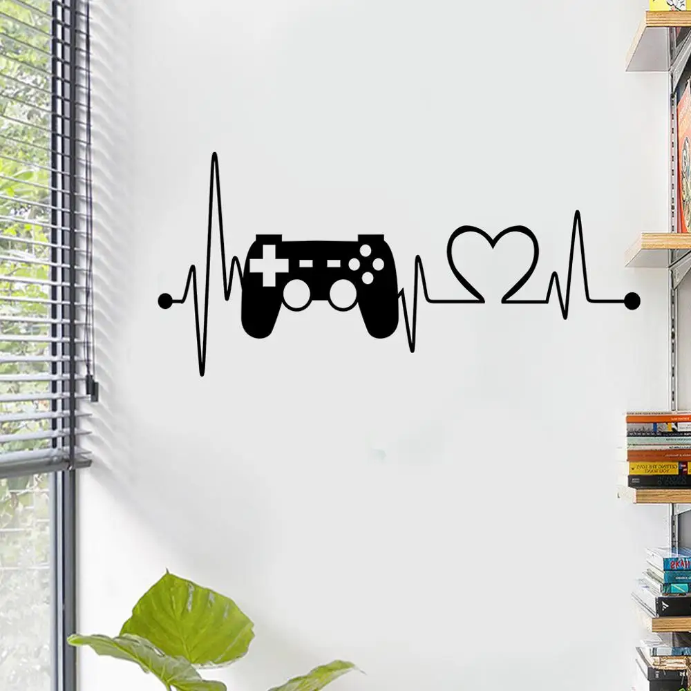 DIY съемные настенные картинки с изображением сердца для игровой комнаты фото