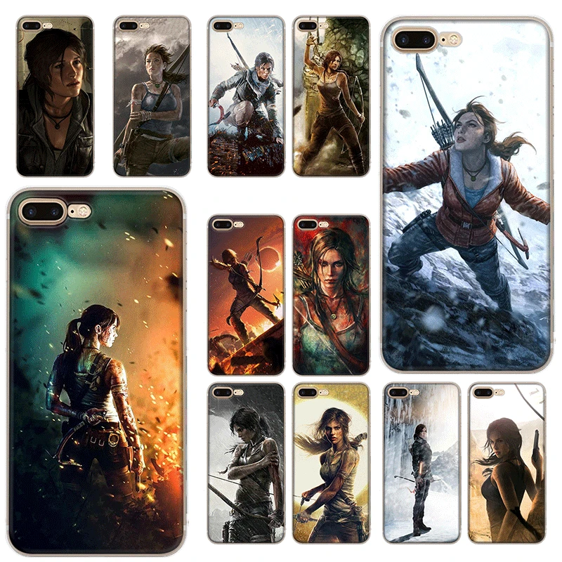 Мобильный телефон чехол для iPhone 11 Pro 6 6s 7 8 PLus XR X XS Max SE 2020 оболочка Rise Of The Tomb Raider