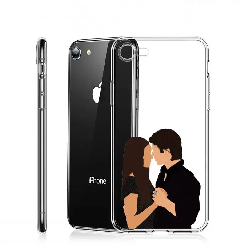 

The Vampire Diaries cartoon Phone Case Transparent for iPhone Samsung A S 11 12 6 7 8 9 10 20 Pro X XS Max XR Plus lite