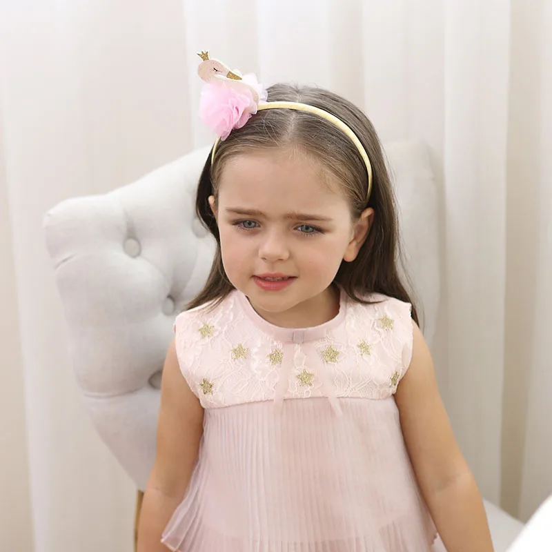 Обруч для волос в виде лебедя 1 шт.|Аксессуары девочек| |