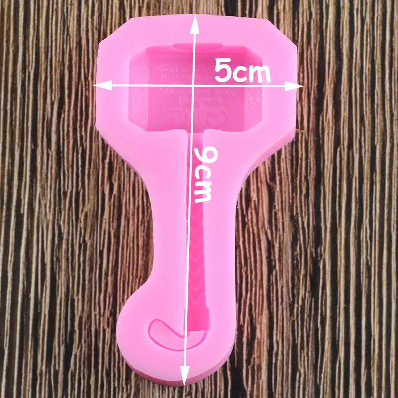 3D Силиконовый Молот Тор Топпер для кекса помадка детский день рождения украшение