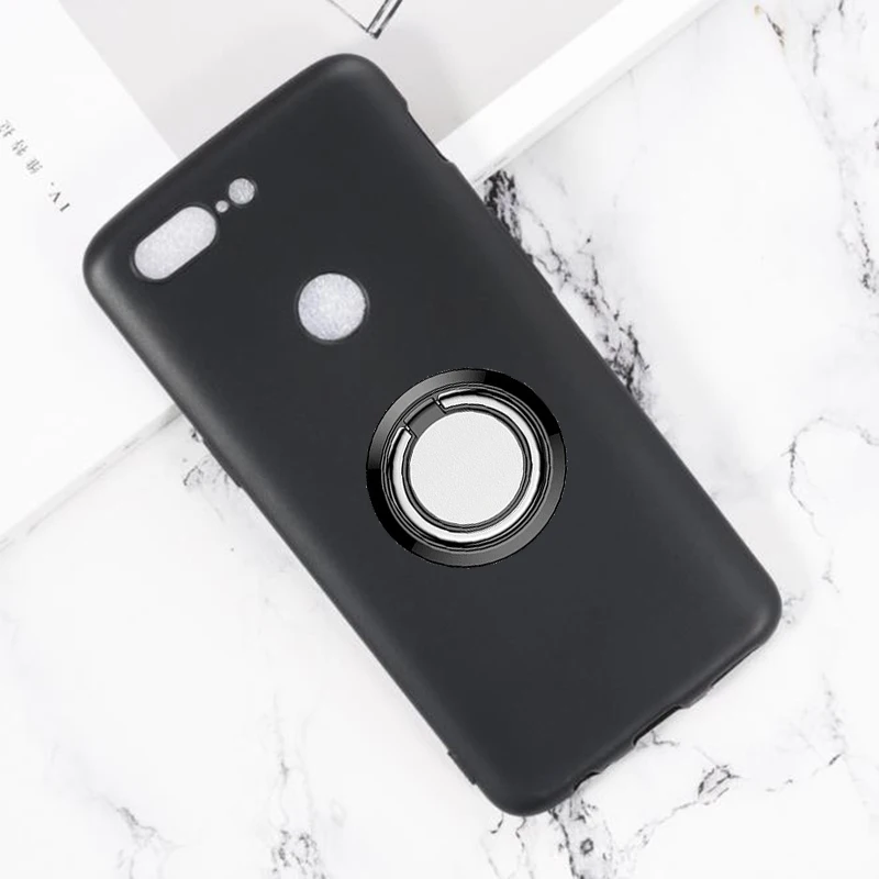 Мягкие силиконовые чехлы для OnePlus 5T A5010 чехол телефона дюйма с кольцом-держателем