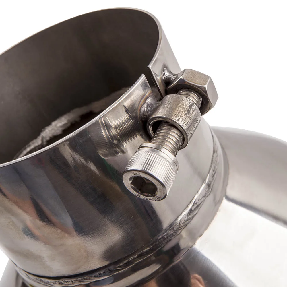 

Bolt On Exhaust Muffler Tip 8" Outlet-4" Inlet-18" Length Stainless Steel