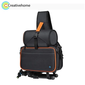 puluz triangle style slr camera bag sling waterproof backpack shoulder messenger bags with removable lens bag free global shipping