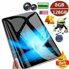 Новый 10-дюймовый оригинальный планшетный ПК Android 10,0, планшет с двумя SIM-картами, 10-ядерным процессором, 8-граммовым экраном 128GROM, новый ноутбук с функцией телефонных звонков 4G, 10,1 планшет