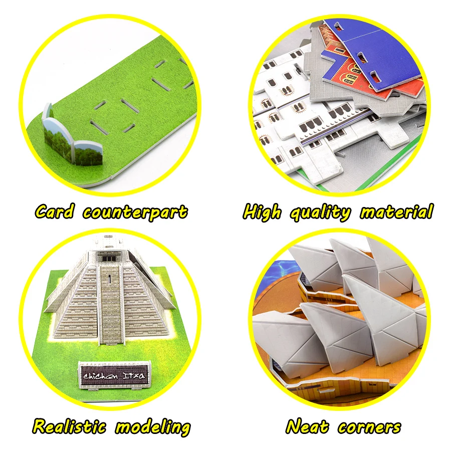 3D пазл сделай сам крутая модель истребителя сборка самолета бумажная