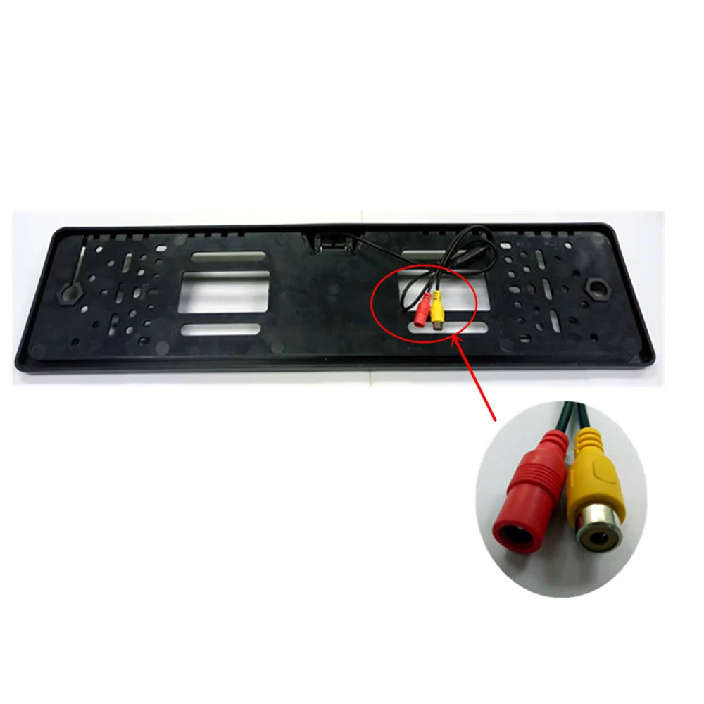 Автомобильная рамка для номерного знака ЕС HD камера заднего вида с ночным