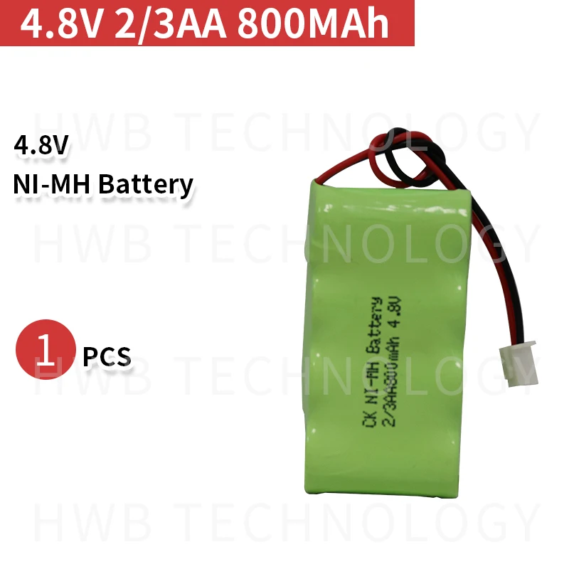 1 шт./лот ni-mh 2/3aa 4,8 V ni-mh аккумуляторная батарея для аварийного освещения