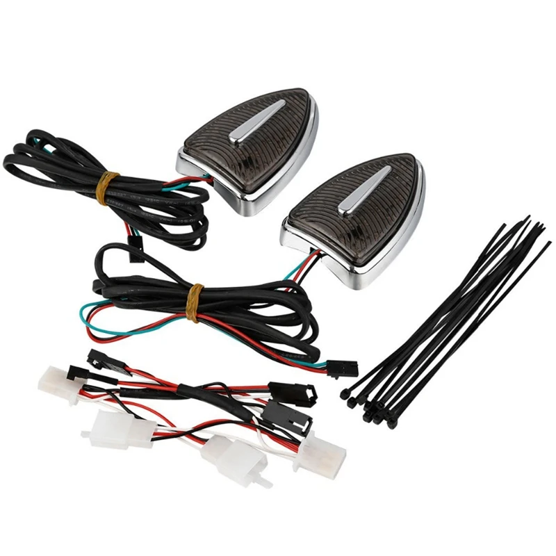 Motorcycle Aero Head Marker Red Indicator Lights Turn Signal Case for Honda Goldwing Gl1800 Gl 1800 F6B 2012-2017 |