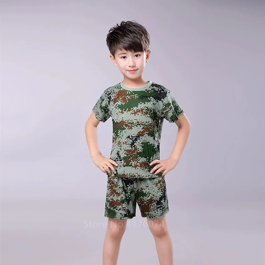 Детская Военная униформа для мальчиков армия США боевой тактический Камуфляжный