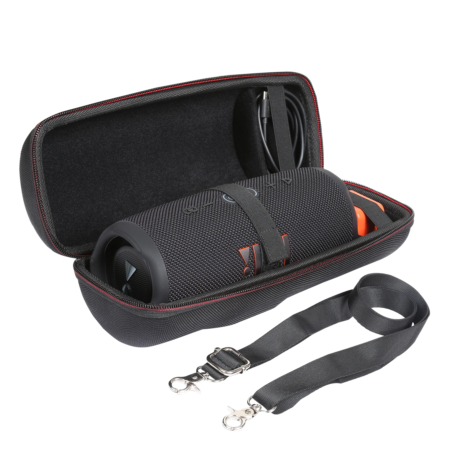 

ZOPRORE Hard EVA Carrying Case for JBL Charge 5 Portable Waterproof Wireless Bluetooth Speaker. Fits USB Cable and Charger