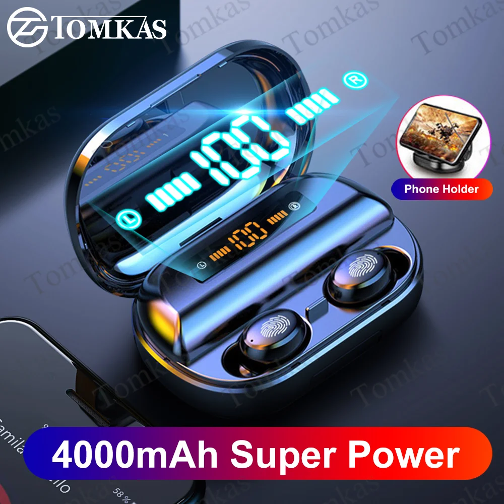 TWS-стереонаушники с поддержкой Bluetooth 5 0 и микрофоном 4000 мА · ч | Электроника