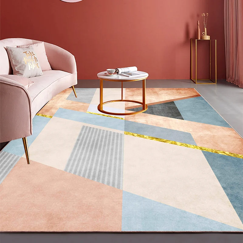 

Home carpet living room coffee table Nordic ins wind bedroom full of large areas of net red with bedside washable mats