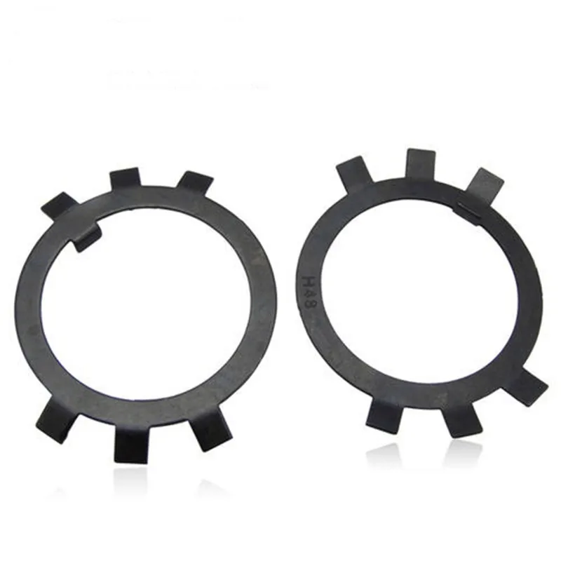 M64-200 DIN70952 GB/T858 Tab Washers For Slotted Round Nuts Six-jaw Retraction Ring Stop Washer Lock Gasket Spacer | Обустройство