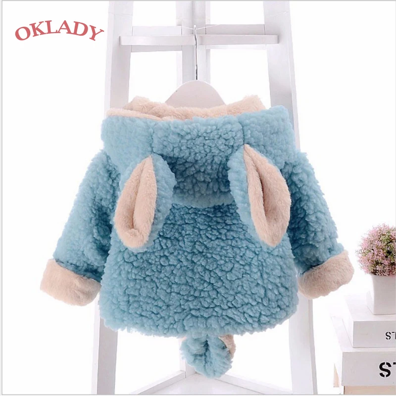 OKLADY Newborn Baby Winter Clothes Coat 6M Toddler Girl Tops Fall Kid Parka Boy Infant Warm Cotton Hoodies 2T 3T | Детская одежда и