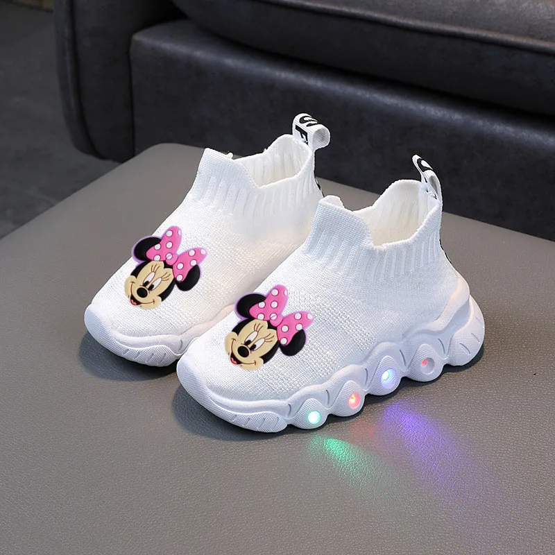 Детская Нескользящая повседневная обувь с мягкой подошвой и мультяшными героями