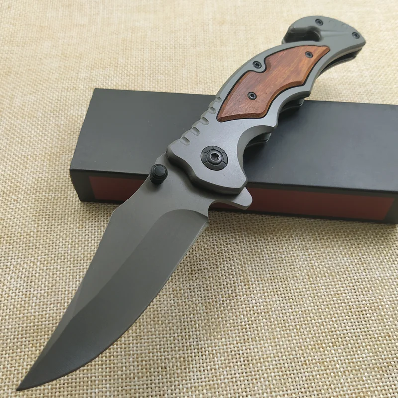 

8.2'' Damascus tactical Folding Pocket Knife Multi-function Portable Outdoor Fruit Cutter Practical Camping Tactic Survival Tool