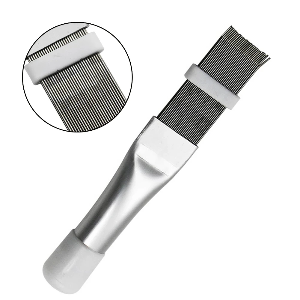 

Condenser Comb Stainless Steel Fin Comb Brush Air Conditioner Blade CleaningTool