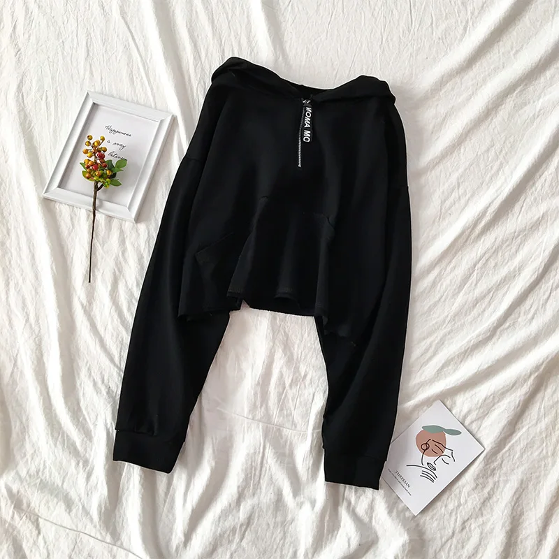 

Loose Cropped Hoodie