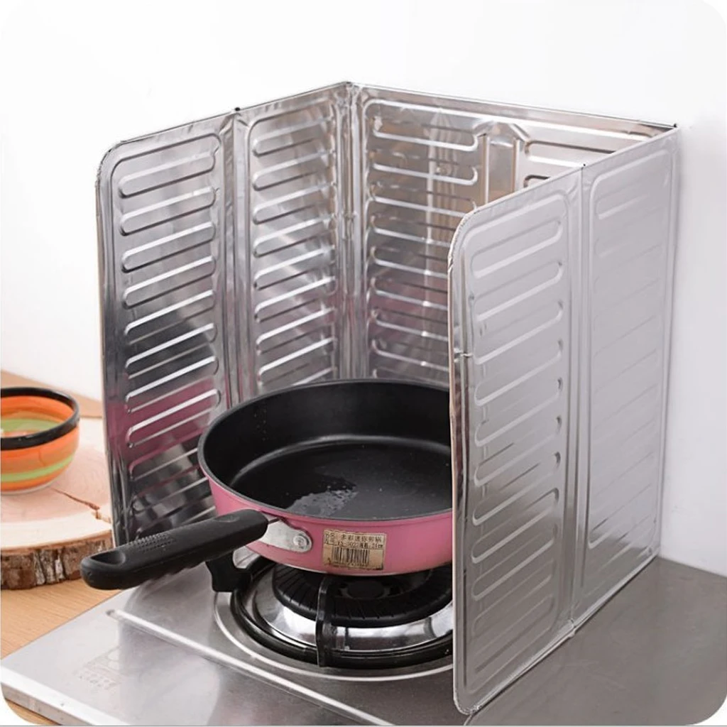 Защита от брызг масла для кухни складная защита разбрызгивания на газовой плите