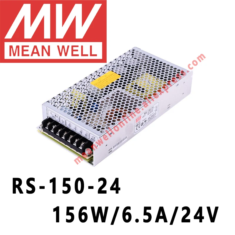 Mean Well RS 150 Series 150W 3 V/5 V/12 V/15 V/24 V/48 V DC одиночный выход импульсный источник питания
