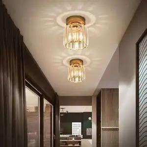 Modern crystal ceiling lamp corridor chandelier bedroom kitchen balcony living room ceiling ceiling lamp LED lighting