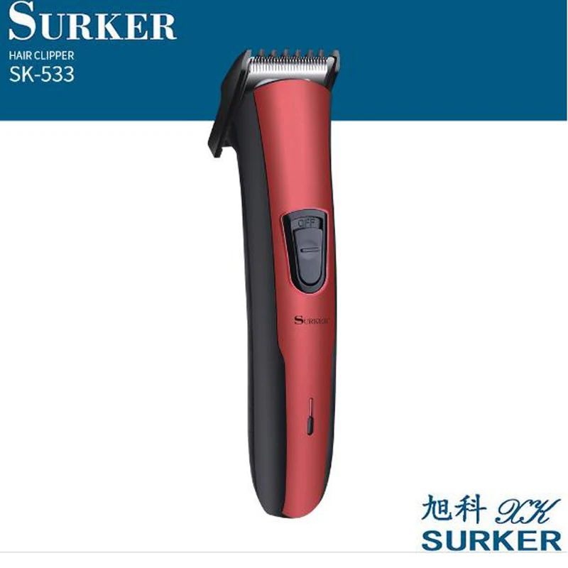 

surker electric hair trimmer SK-533K cordless electric hair clipper haircut machine dry battery use