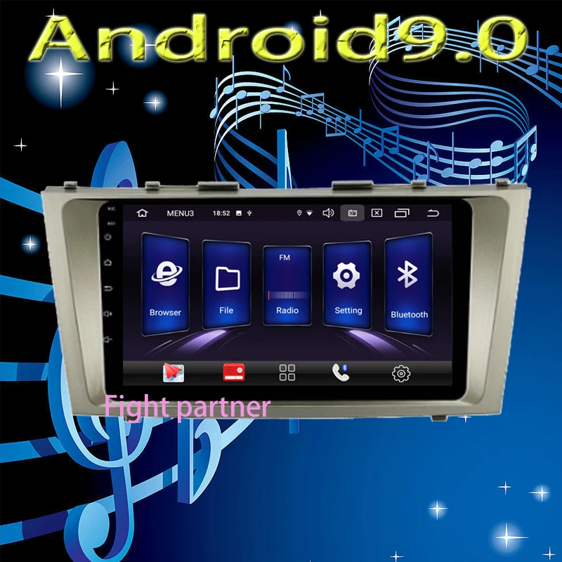 Автомагнитола на android 9 0 мультимедийный плеер для Toyota Camry 40 2007-2011 автомобильная