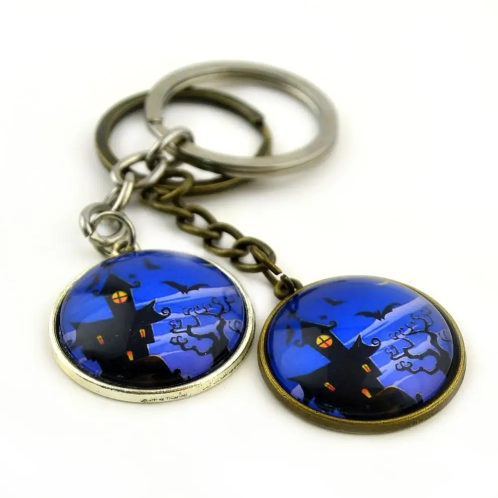 Хэллоуин ночь брелок метла Летающие Тыквы ведьма Сумочка Подвеска автомобиль