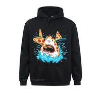 pepperoni pizza shark funny graphic summer autumn mens hoodies design hoods company long sleeve christmas sweatshirts