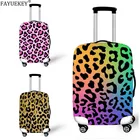 Чехол для чемодана, водонепроницаемый, с леопардовым принтом, для чемоданов размером 18 ''-32''