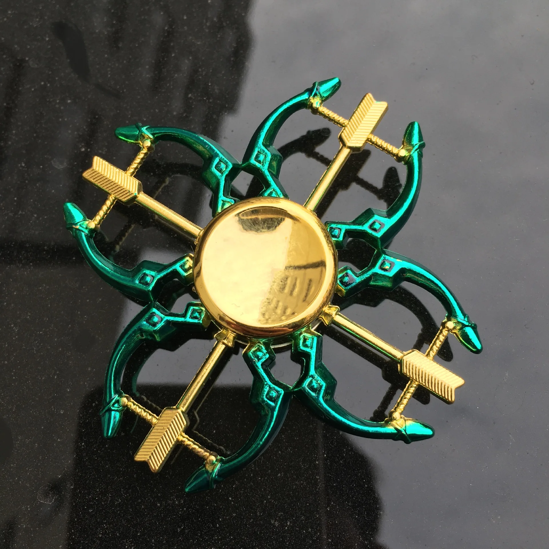 Аниме игра оружие Fidget Spinner красочный металлический цинковый сплав ниндзя Shuriken