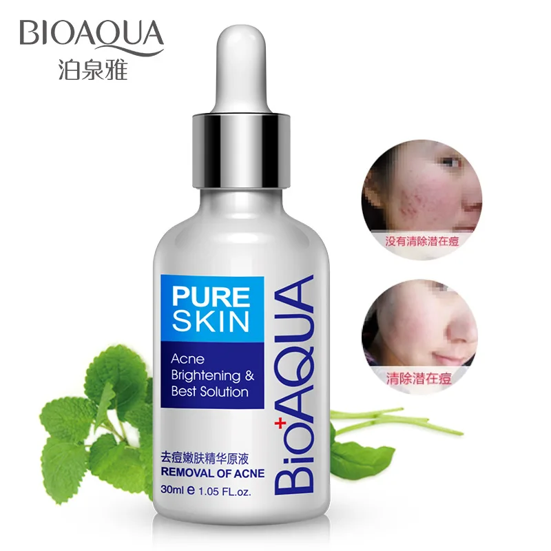 

BIOAQUA Essence Acne Treatment Blackhead Remove Whitening Anti Acne Cream Oil Control Shrink Pores Remove Acne Scar Face Care