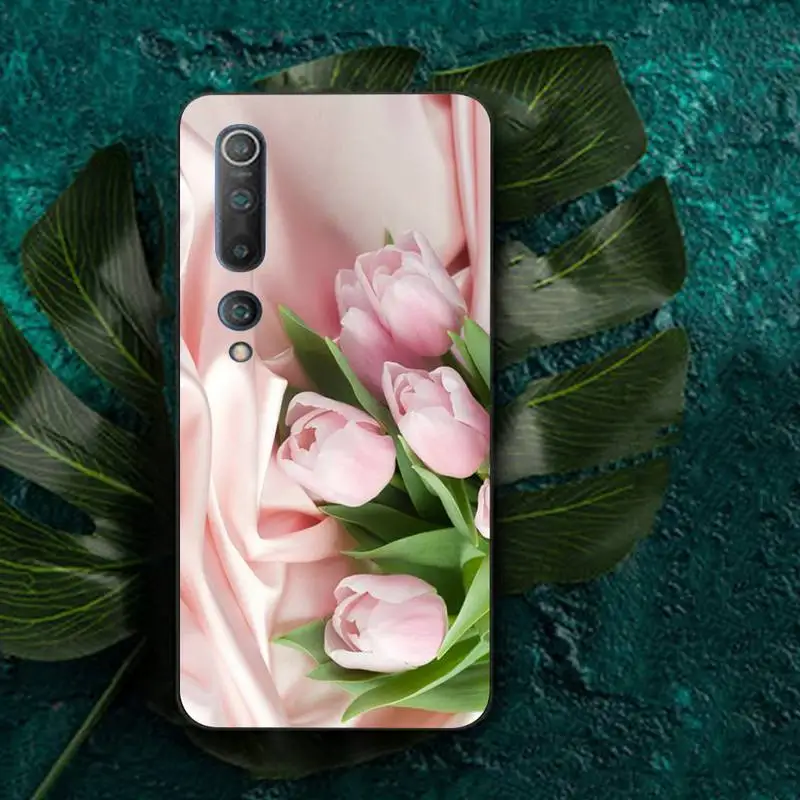 YNDFCNB красивые красочные тюльпаны телефон случай для RedMi Примечание 4 5 7 8 9 pro 8T 5A 4X