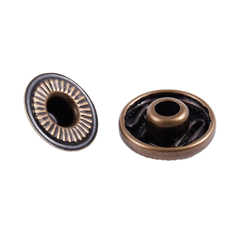 Металлическая отделка Poppers застежки кнопки Пресс шпильки 11 5 мм 6 комплектов в