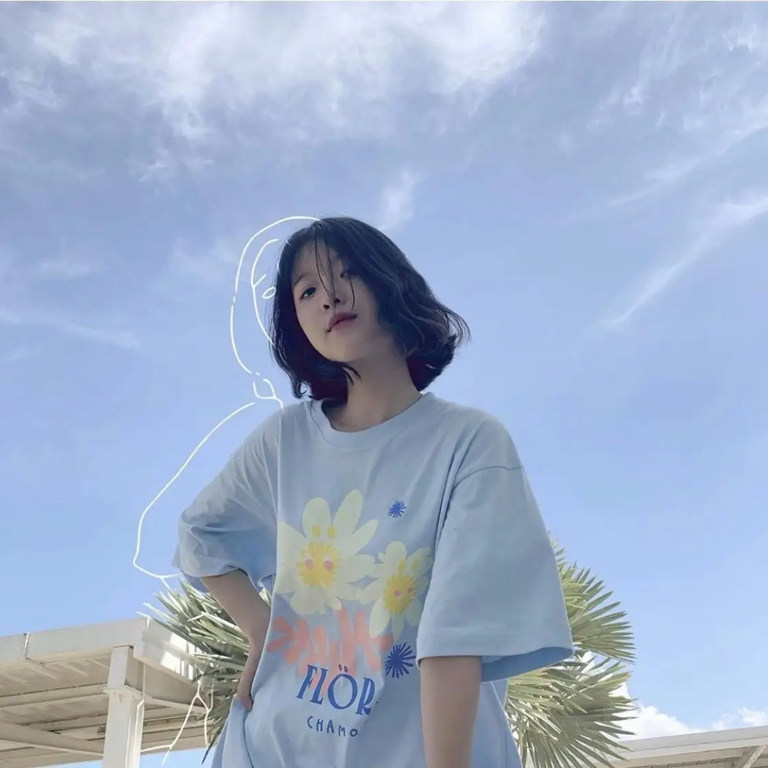 

Japan Preppy Style Short Sleeve T-shirt Women Summer Tops Korean Fashion Oversize Floral Print Top t shirt Schoolgirl