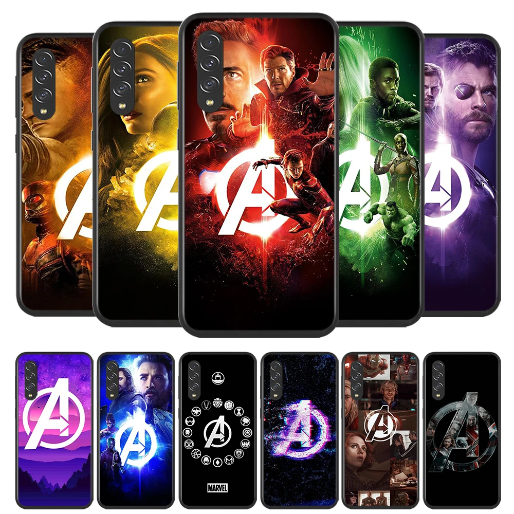 

Marvel Avengers Hero Cool for Samsung Galaxy A90 A80 A70 A60 A50 A40 A30 A20 A2Core A10 Silicone Soft Black Phone Case Cover