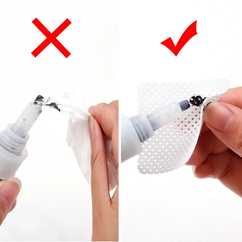 200/400 шт. Клей для наращивания ресниц удаляет ватные накладки клей отверстие