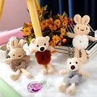 Резинка для волос женская, с плюшевым медведем и кроликом