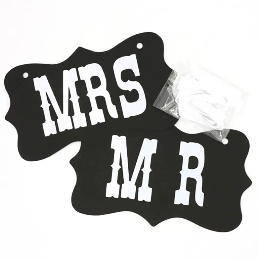 Лидер продаж 2019 фотореквизит для креативной свадебной вечеринки Мистер и миссис