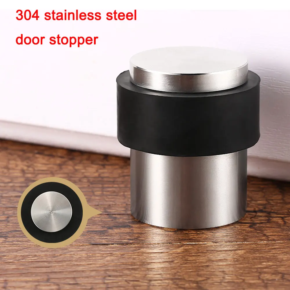 YUMORE 2 шт./лот дверная пробка из нержавеющей стали деревянный дверной держатель