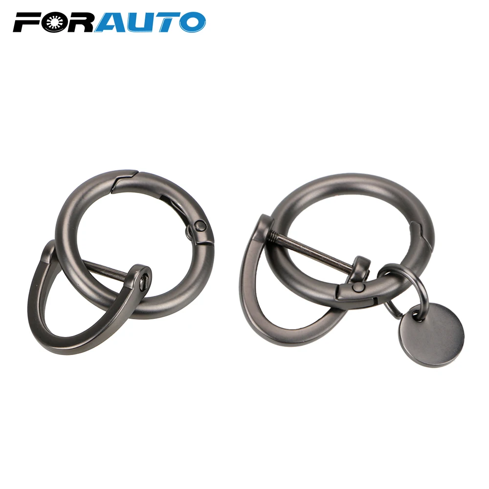FORAUTO D образный держатель для ключей Подкова классические металлические кольца