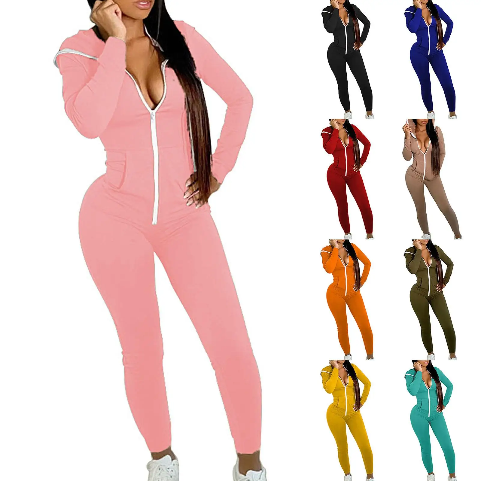 Женские Новые Осенние стильные футболки с длинным рукавом однотонные Цвет